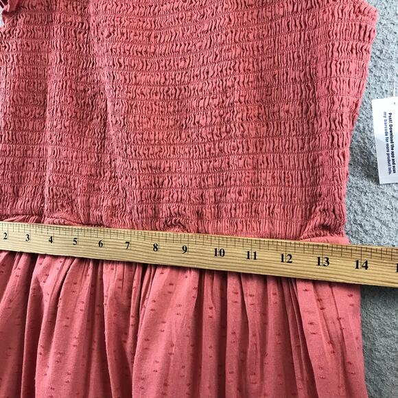 New Girl Old navy Textured Clip-Dot‎ Flutter-Sleeve Fit & Flare Dress XL(14-16) - Picture 6 of 10